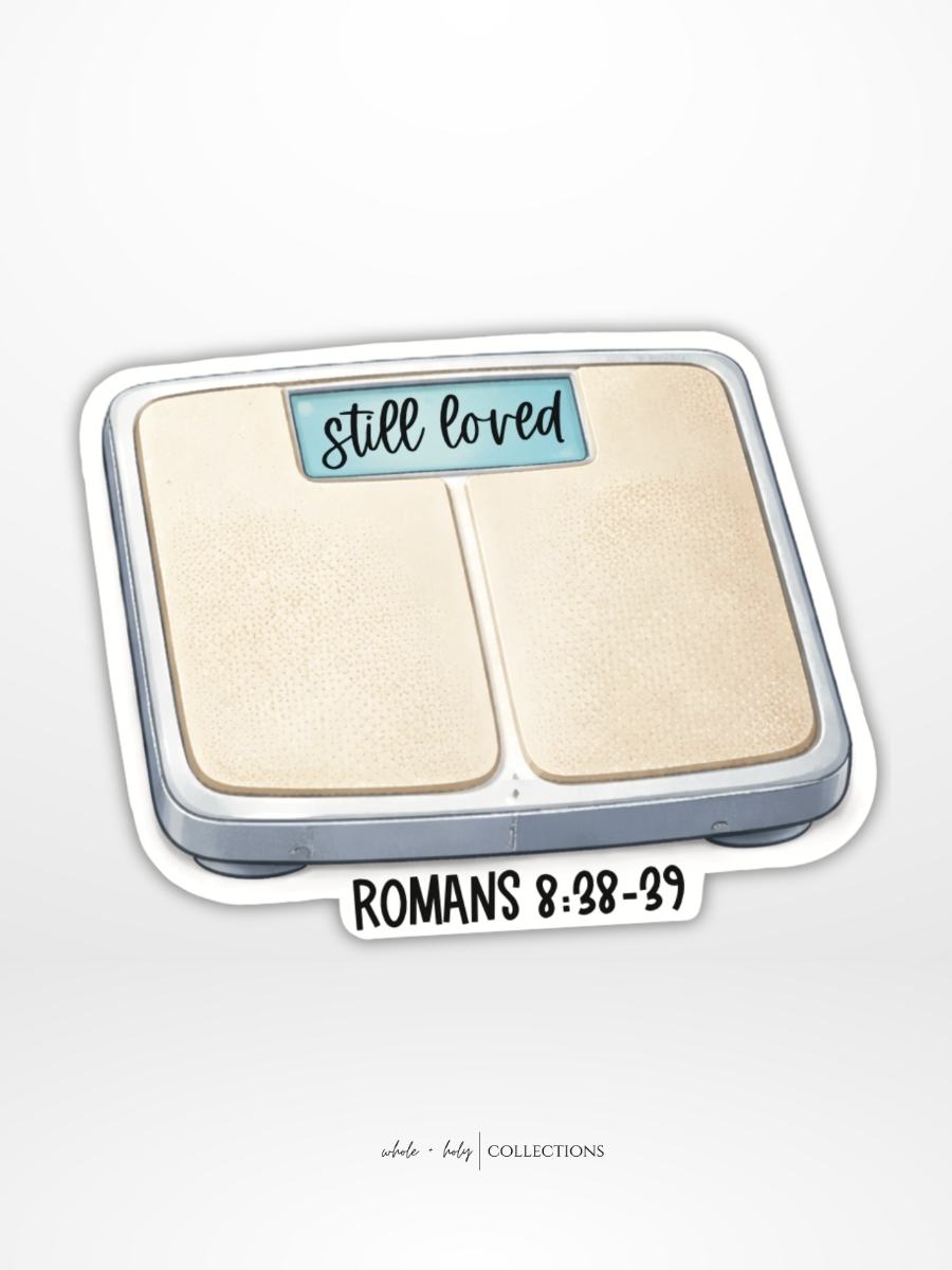 Loved Scale Vinyl Sticker