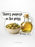 Olives and Oil Vinyl Sticker