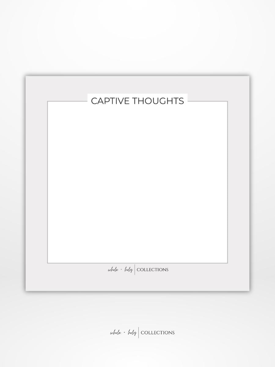 Captive Thoughts Sticky Notes