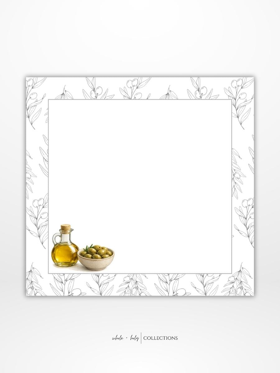 Olives and Oil Sticky Notes