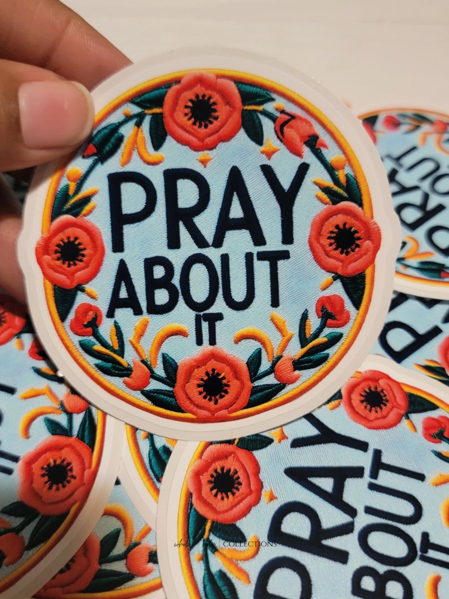 Pray About It Sticker