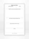 Bible Study Notepad (Word Stewardship)