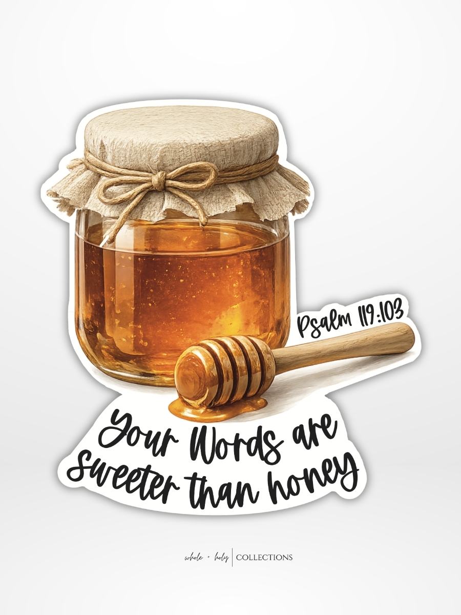 Sweeter Than Honey Vinyl Sticker