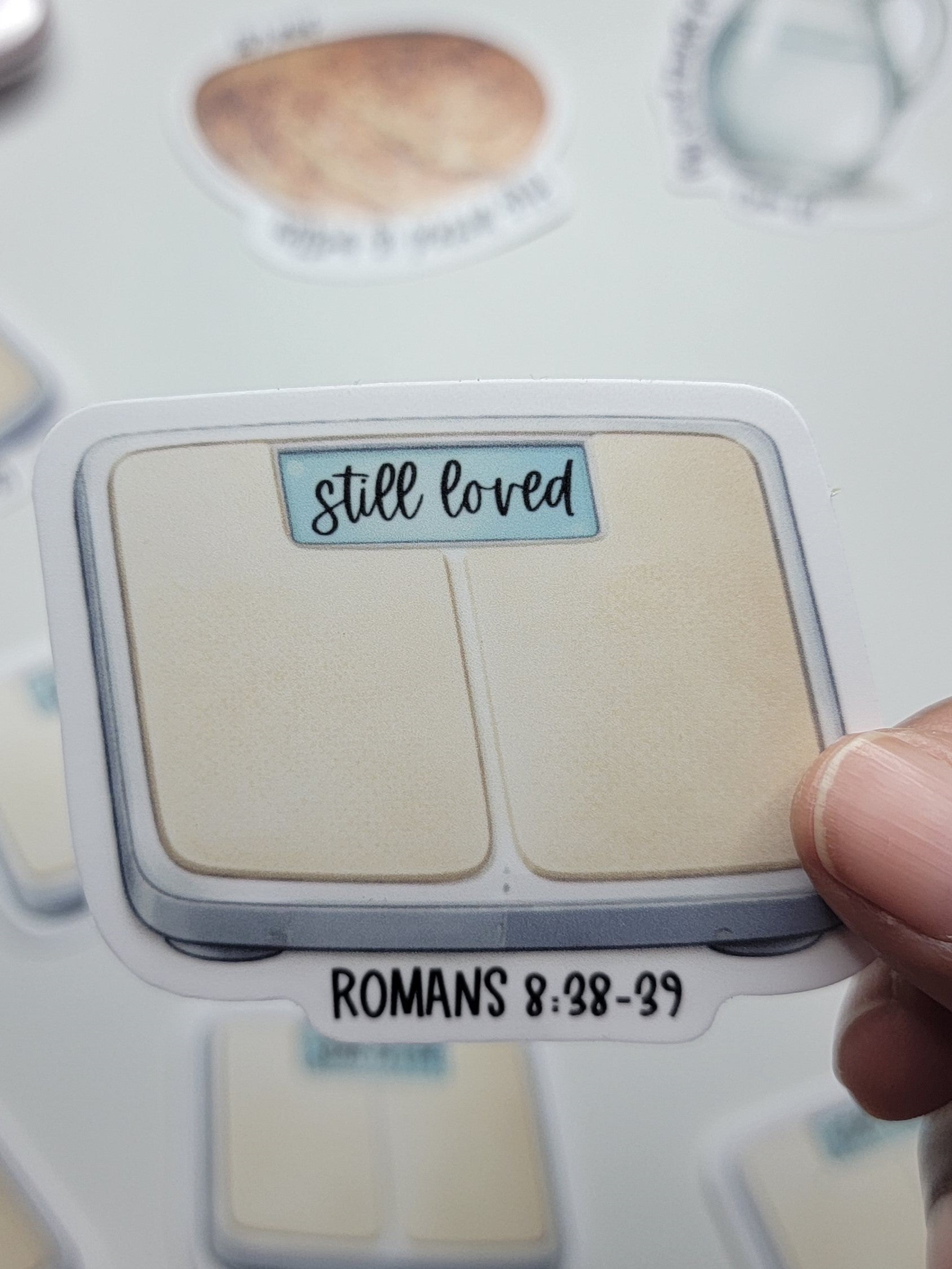 Loved Scale Vinyl Sticker