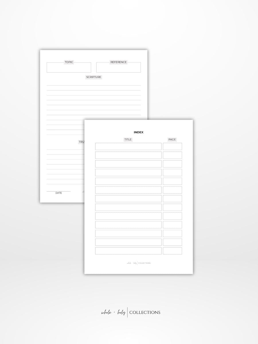 Treasury of Truth: Personal Scripture Collection (A5)