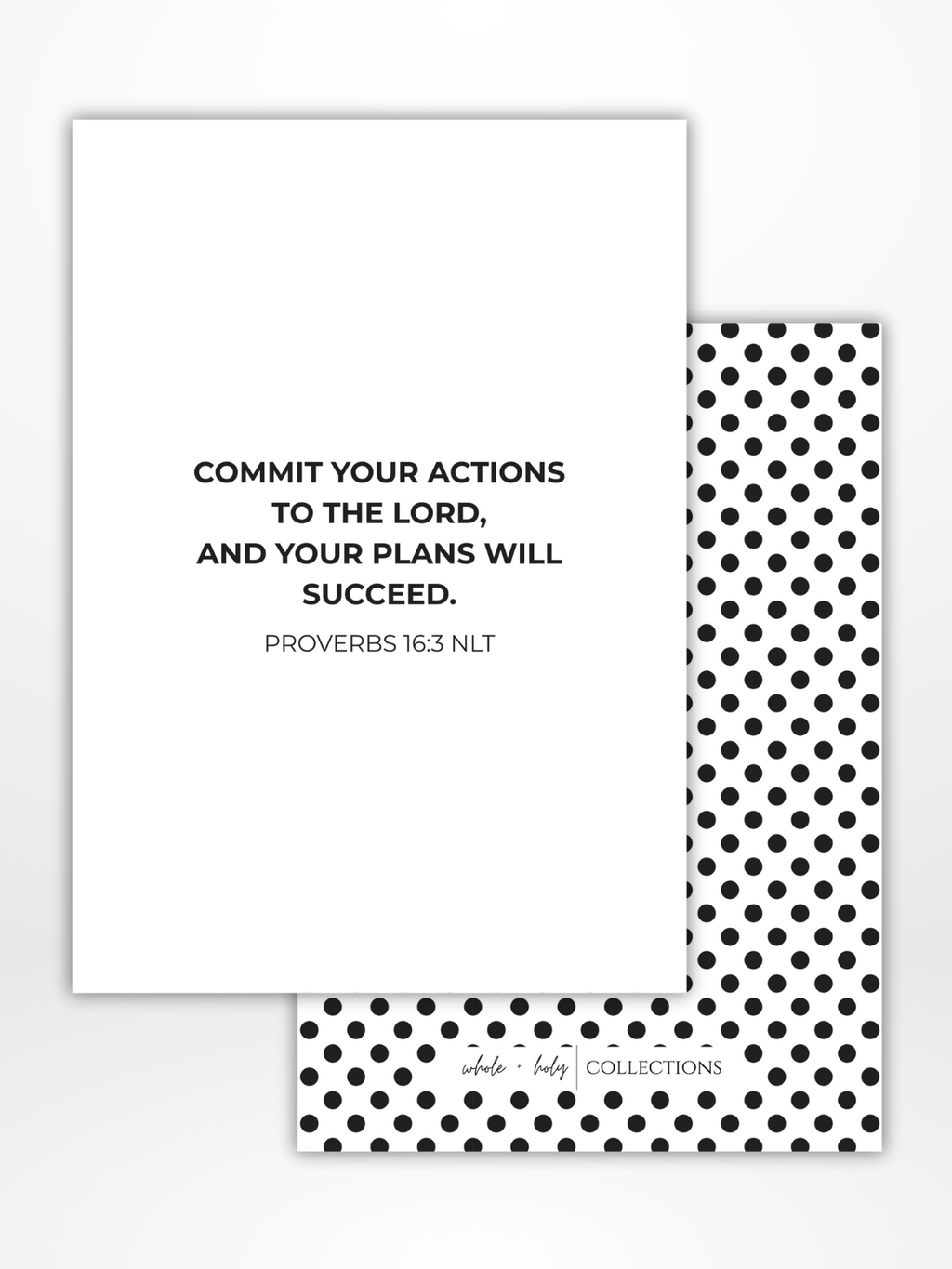 Proverbs 16:3 Scripture Dashboard (A5)