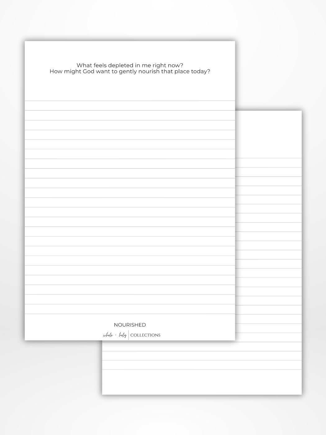 Nourished Journal Insert (A5)