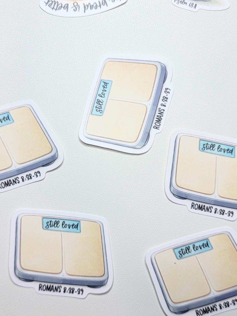 Loved Scale Vinyl Sticker