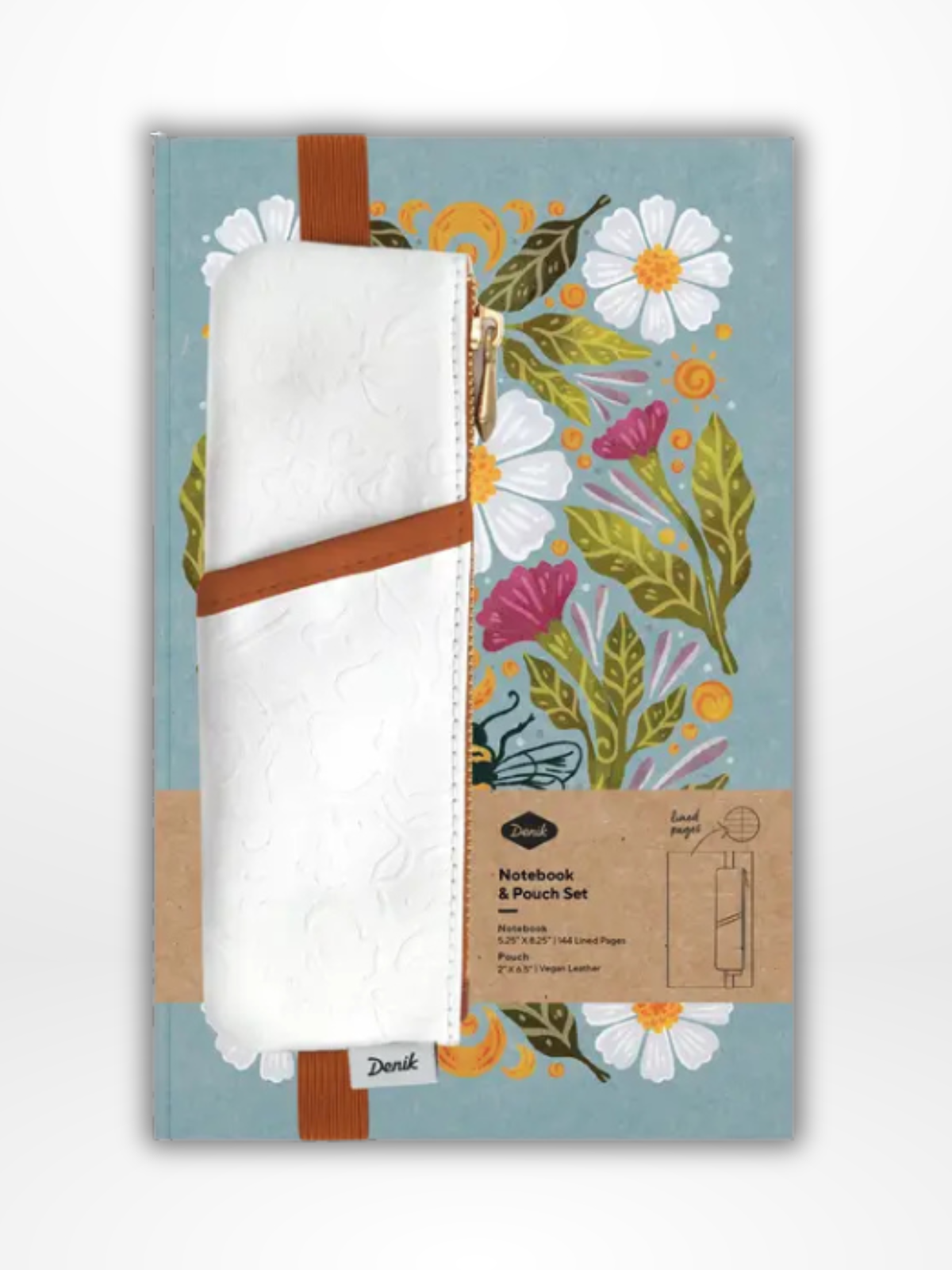 Honeybee Tea Notebook & Pouch Set