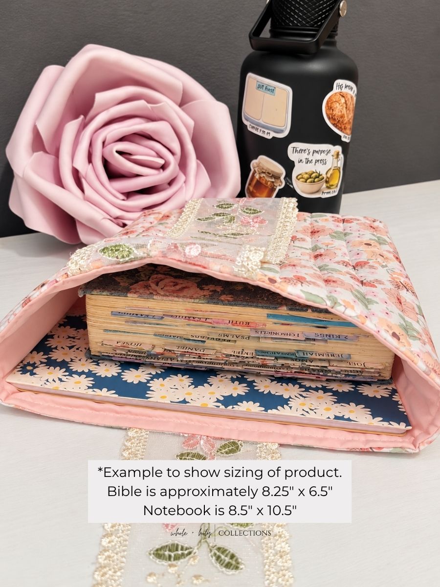 Esther - Quilted Bow Bible Sleeve