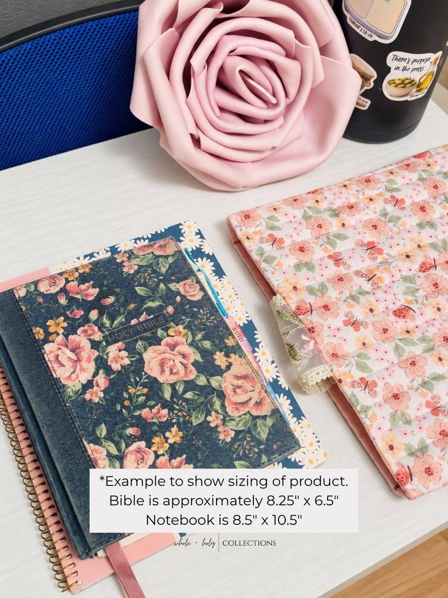 Esther - Quilted Bow Bible Sleeve