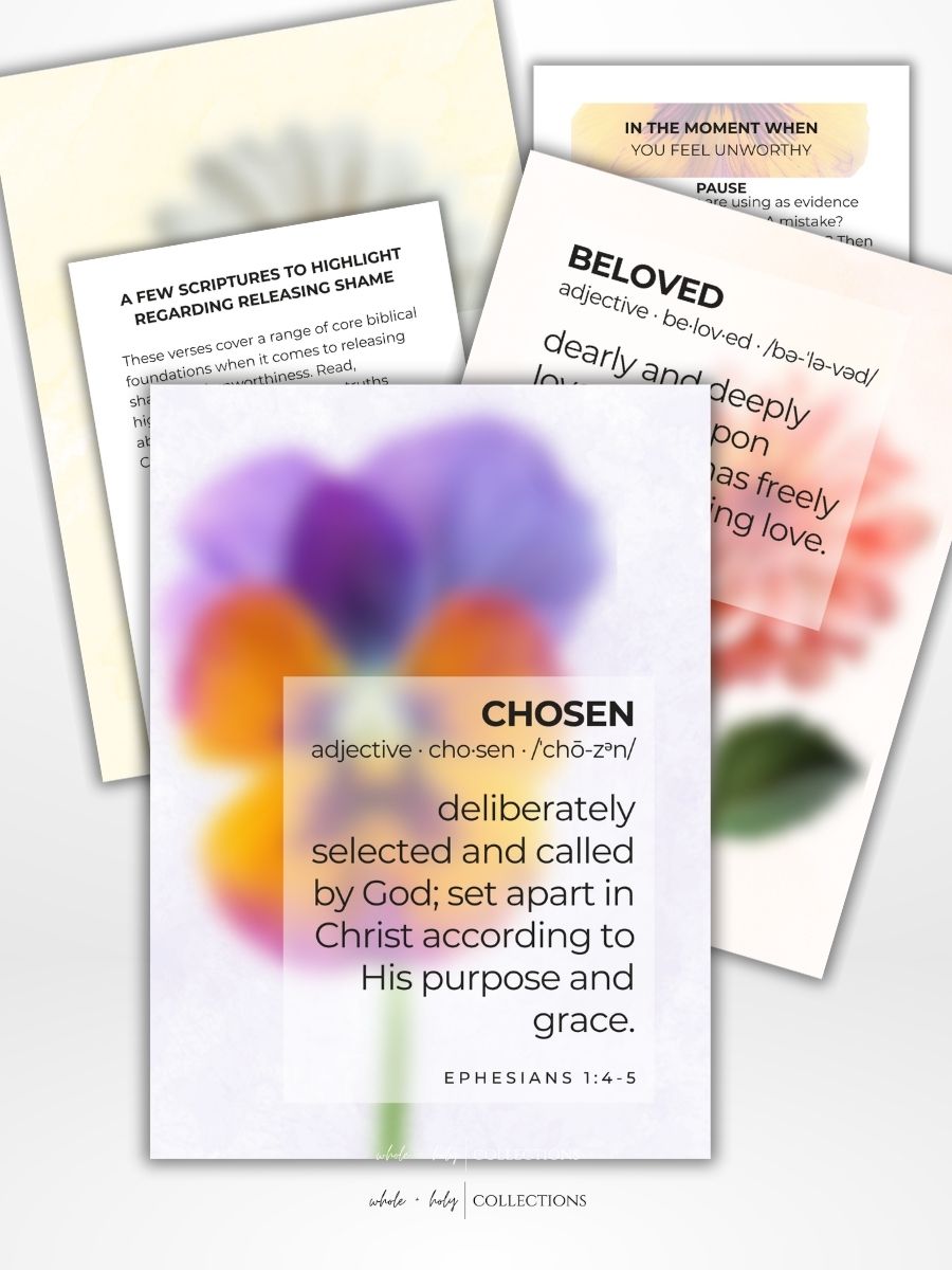 Releasing Shame + Unworthiness Bible Inserts Expansion Kit