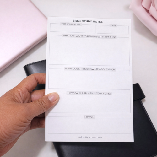 Bible Study Notepad (Word Stewardship)