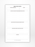 Bible Study Notepad (Word Stewardship)
