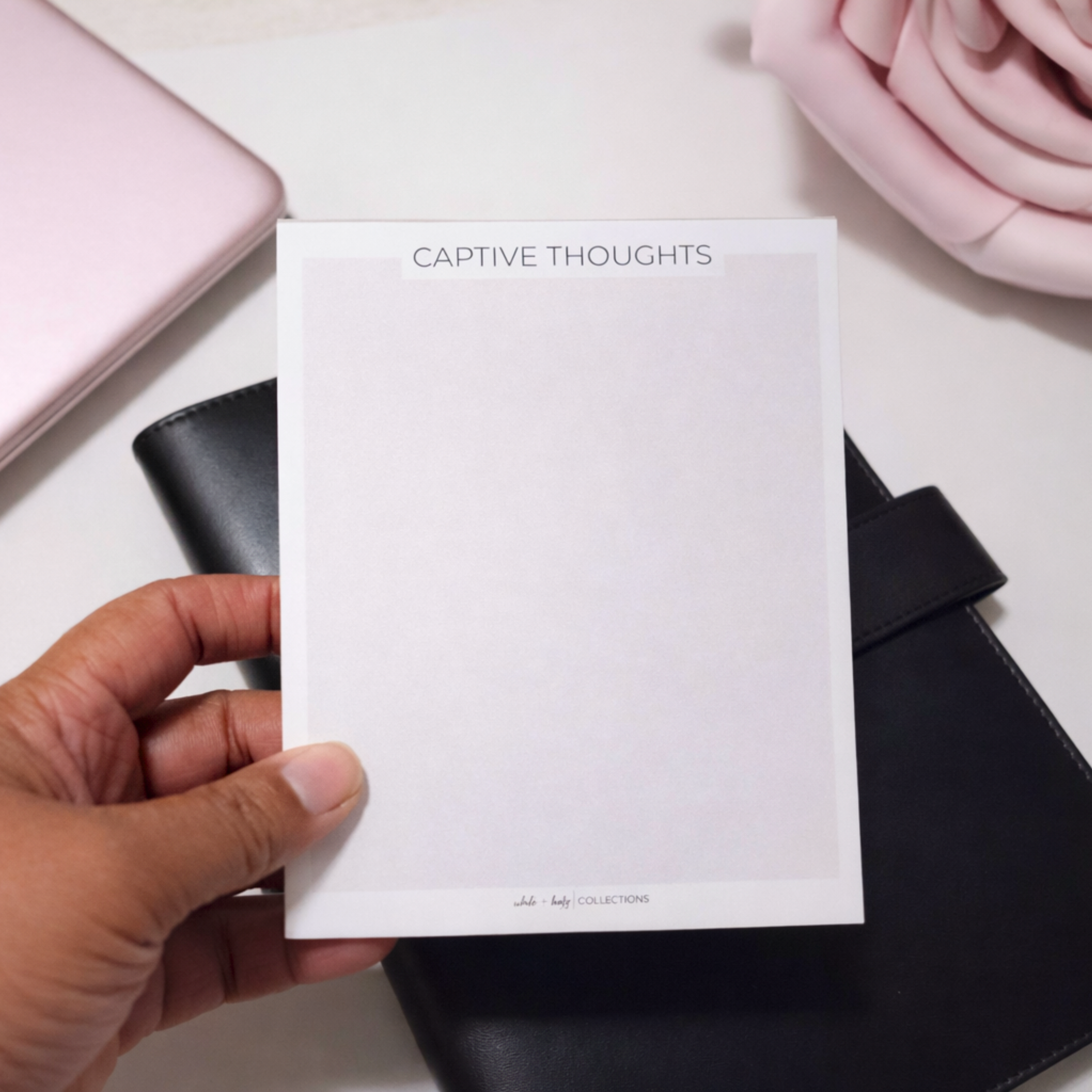 Captive Thoughts Notepad (Thought Stewardship)