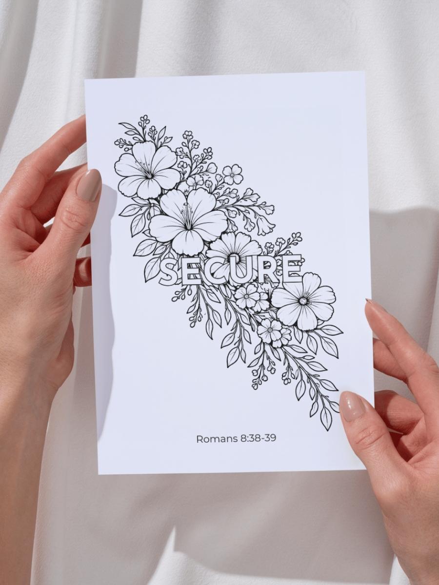 Rooted In Love Coloring Journal Insert (A5)