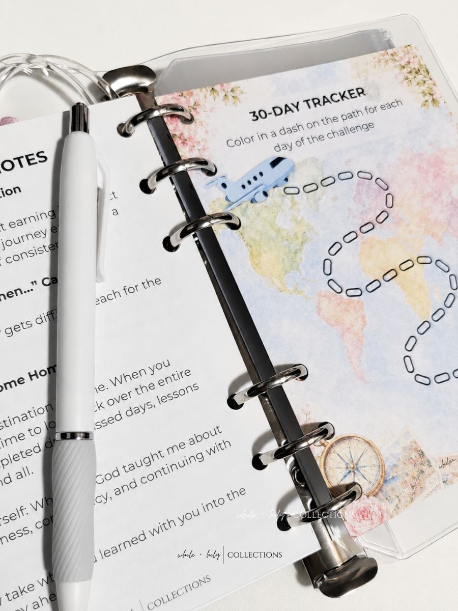 Stay the Course: 30-Day Consistency Challenge Kit (A6)