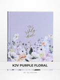 KJV Purple Floral (Large Print) - Weight Loss with God Guided Bible™