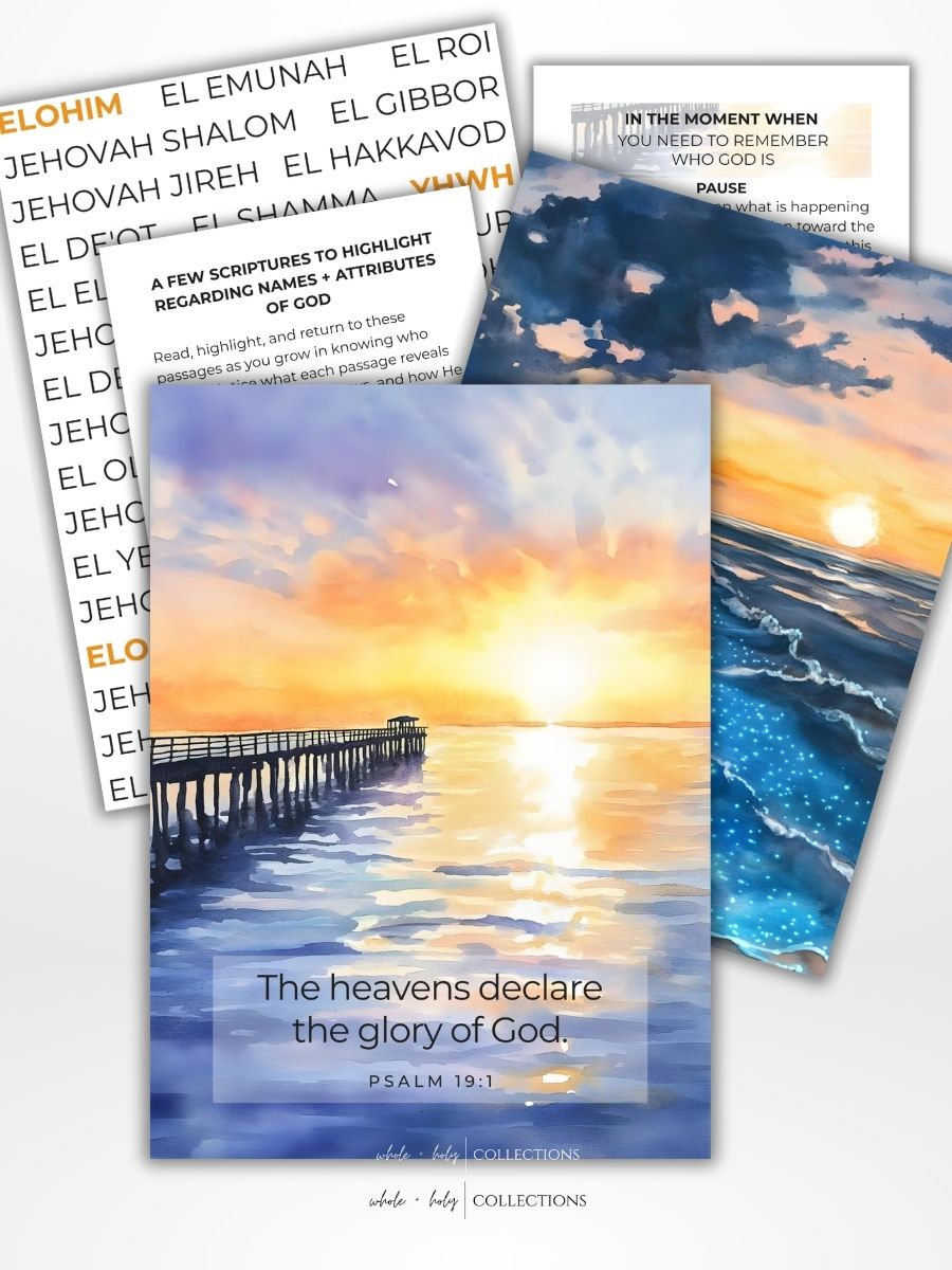 Names + Attributes of God Bible Inserts Expansion Kit