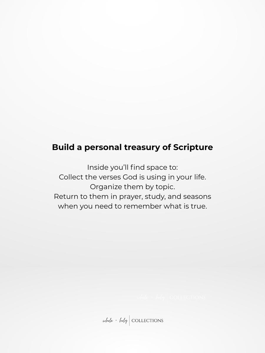 Treasury of Truth: Personal Scripture Collection (A5)