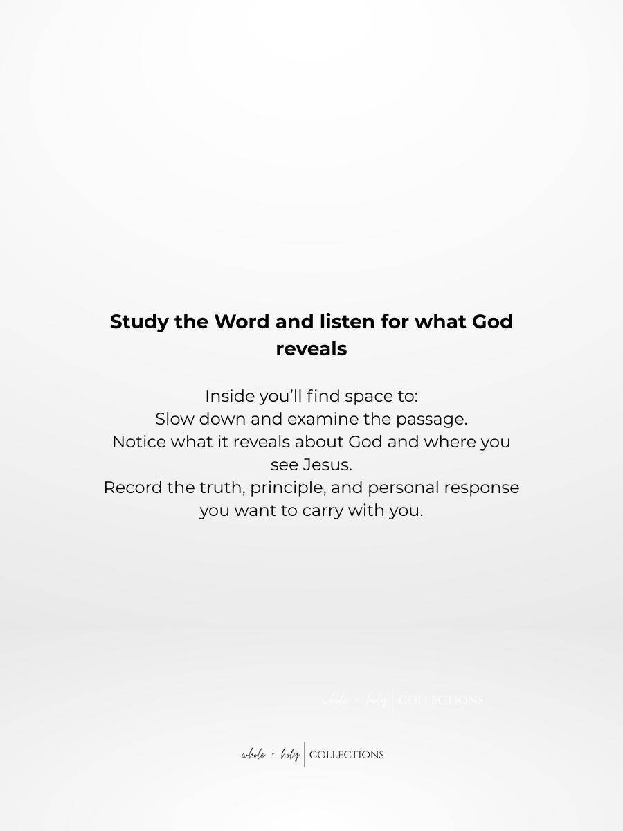 Read + Receive: Word Study Journal (A5)