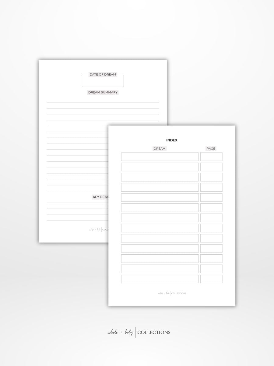 **PREORDER** Record of Dreams: Dream + Interpretation Journal (A5)