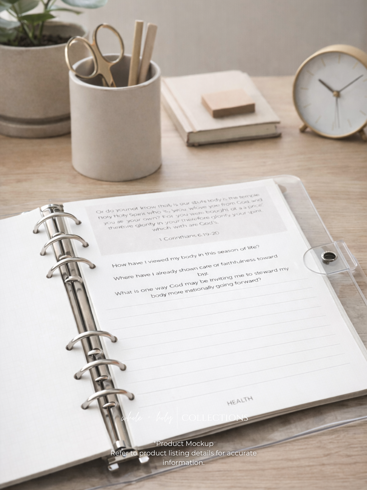 Whole + Holy Starter Journaling Kit