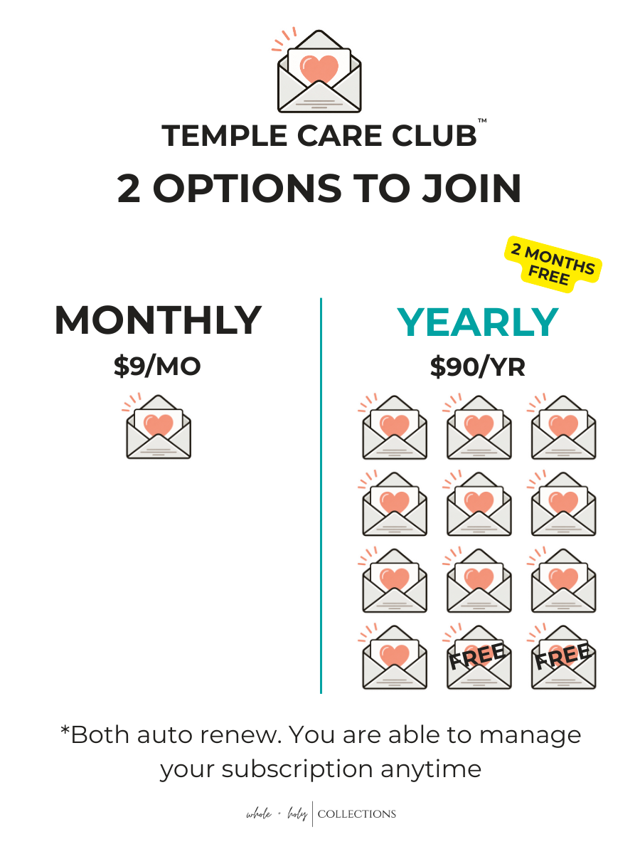Temple Care Club - Monthly Challenge Mail Club