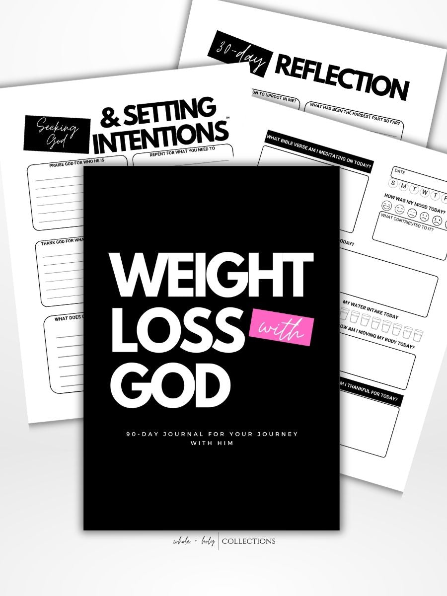 *PREORDER* Weight Loss With God: 90-Day Journal (A5)