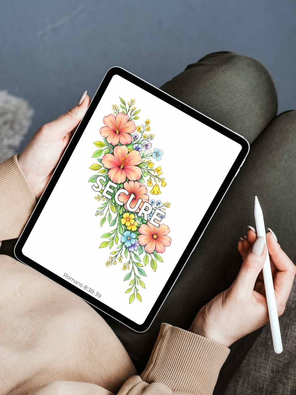 Rooted In Love Coloring Journal (Digital Download - A5)