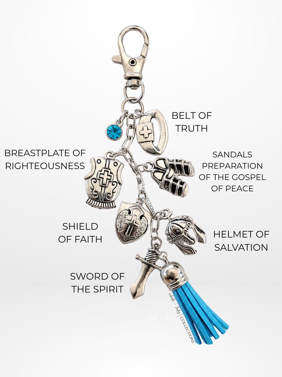 Whole Armor of God Bible Bag Binder Charm