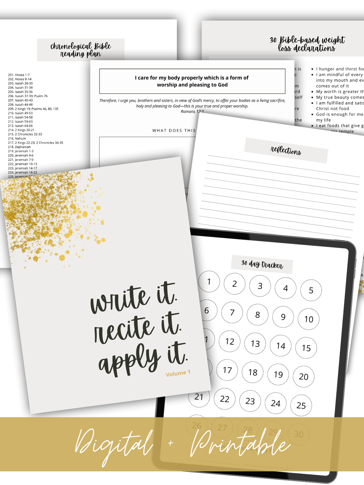 Write It. Recite it. Apply It. - Volume 1